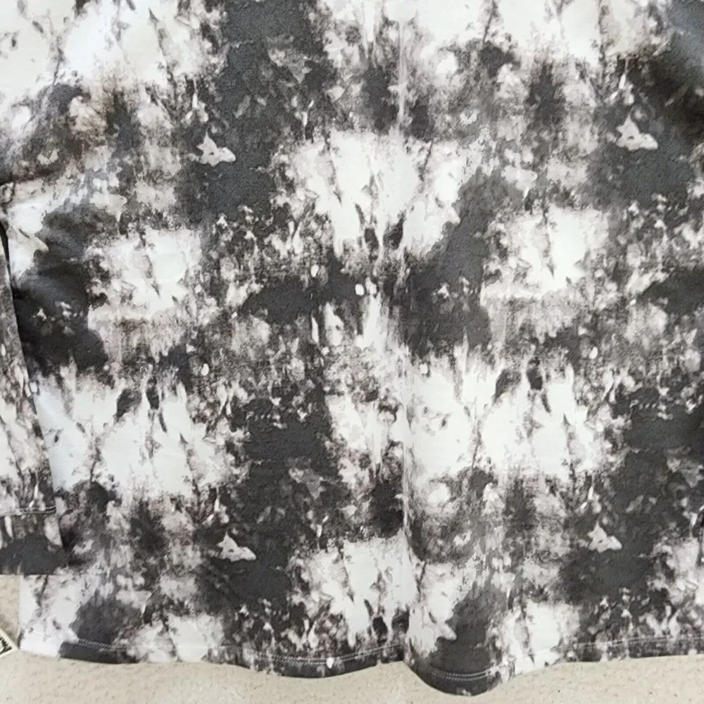ANNE KLEIN Tie Dye Pajama Top Women's XL Grey Round Neck Long Sleeve Pullover - Picture 15 of 15